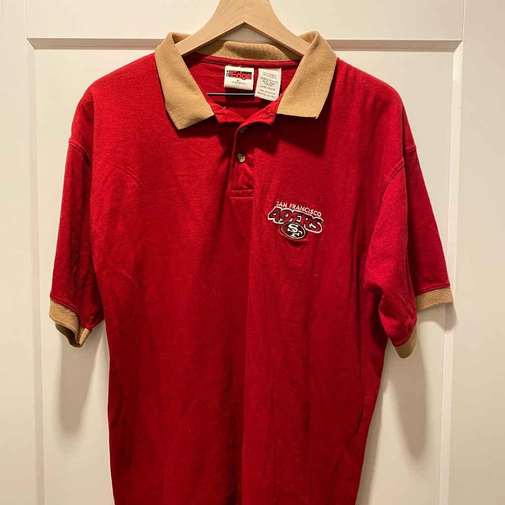NFL Vintage 90s San Francisco 49ers Polo Size Large
